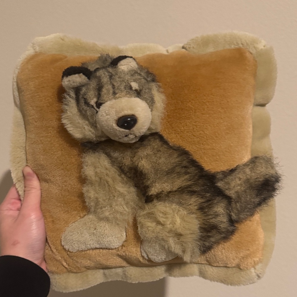 Wolf Plush Pillow